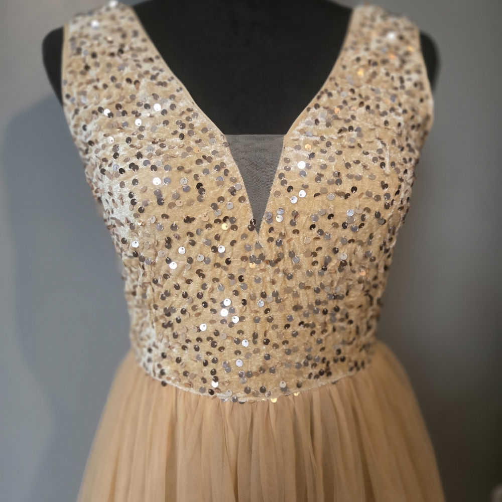 Elegant Sequin Embellished Dress